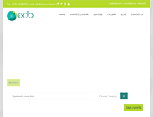Tablet Screenshot of edbevents.com